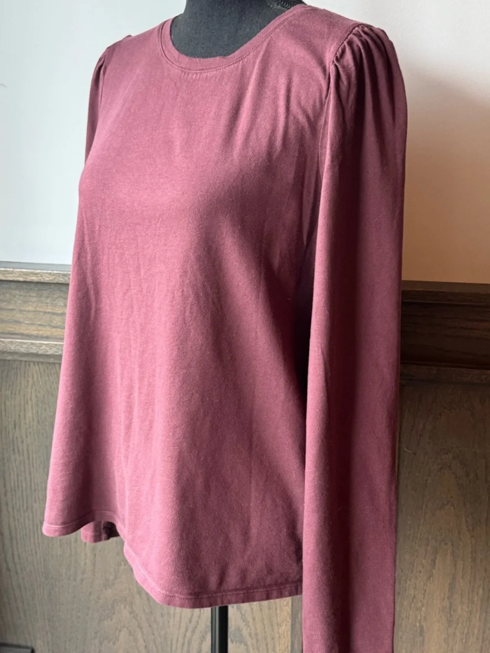 Madewell Long Sleeve Crewneck Top XLarge - Picture 5 of 6